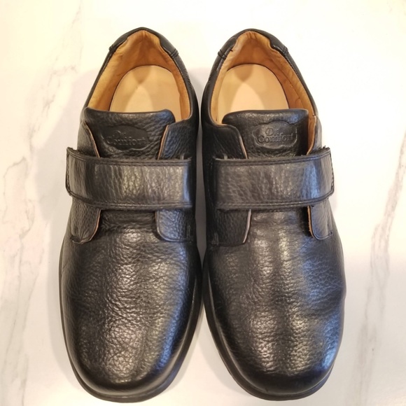 Dr. Comfort Will X-Depth Mens Therapeutic Monk Strap Casual Shoes Black Leather main image 9